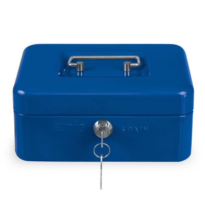 AMIG | Coin Case 2153 | 300 X 240 X 90 Mm | Steel | Blue