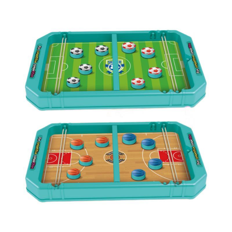 6-in-1 Grenzüberschreitendes Tischspiel: Katapultschach, Fußball, Zweispielerkampf, Eltern-Kind-Spielzeug