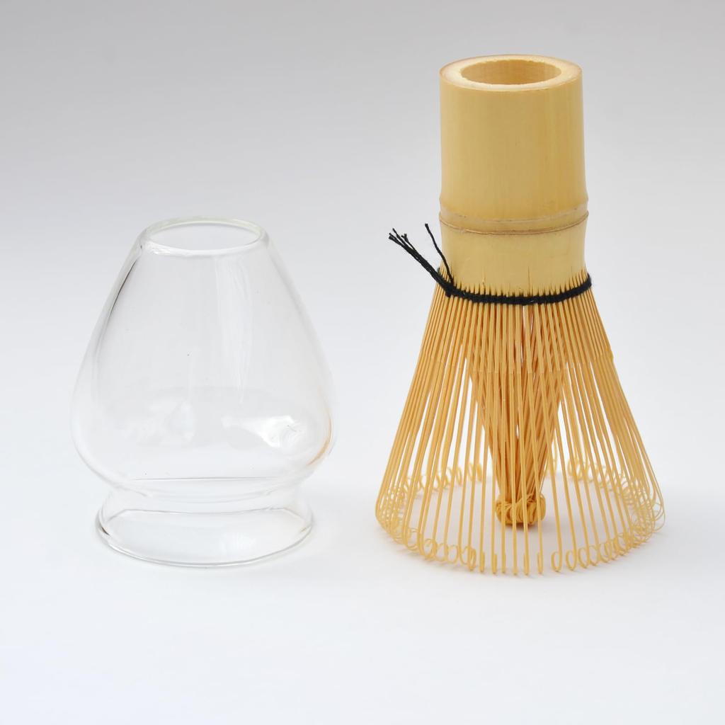 Glass Matcha Approximately X X Perfect for Tea or As a Gift Matcha Bowl and Tea Whisk Heat-resistant Bowl, Clear, 12.3cm 7.2cm (approx. 5.7" 2.7"),