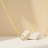Orstarry   Copper Exquisite Versatile Double Ring Necklace Pendant Necklace For Women Birthday Gifts  Fine Jewelry