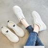 Women's Shoes Autumn White Shoes Student Women's Board Shoes Simple and Versatile Casual Shoes Thick-soled Heightening Muffin Shoes