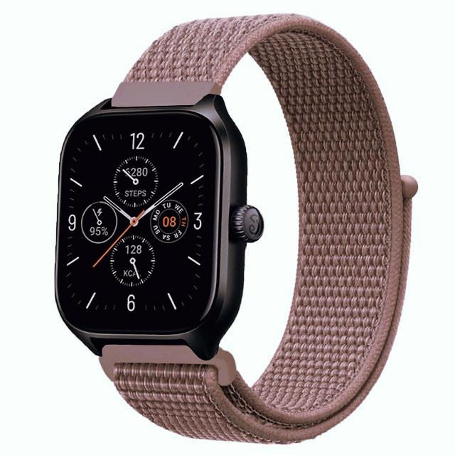 20mm 22mm Nylon Loop Band For Amazfit GTS 4/3/3pro/2e/GTS 2 Mini/GTR 4 47mm/GTR 2/Stratos 2 3 Strap For Amazfit Bip 3 Pro Correa