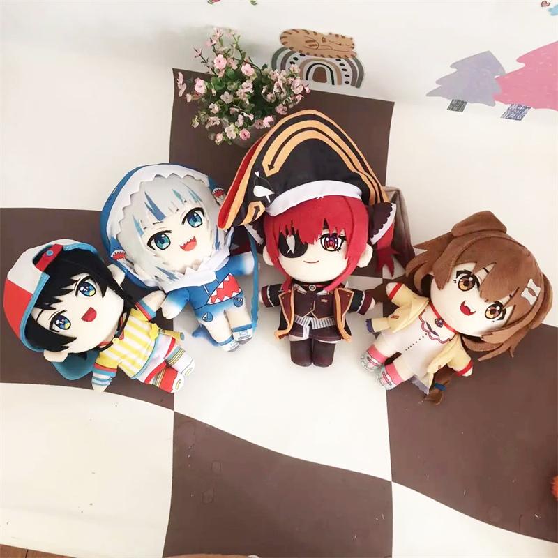 Virtual YouTuber Hololive Plush Doll Toy Inugami Korone Houshou Marine Oozora Subaru Gawr Gura Stuffed Figure Plushies Gift