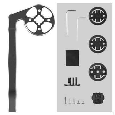 Bike Computer Mount Camera Bracket Adapter Base Extended Supplies Cycling Bicycle Handlebar