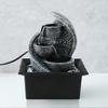 Polyresin Water Fountain for Home Decor (20cm)| Water Fountains for Living Room, Office, Reception | House Warming Gifts