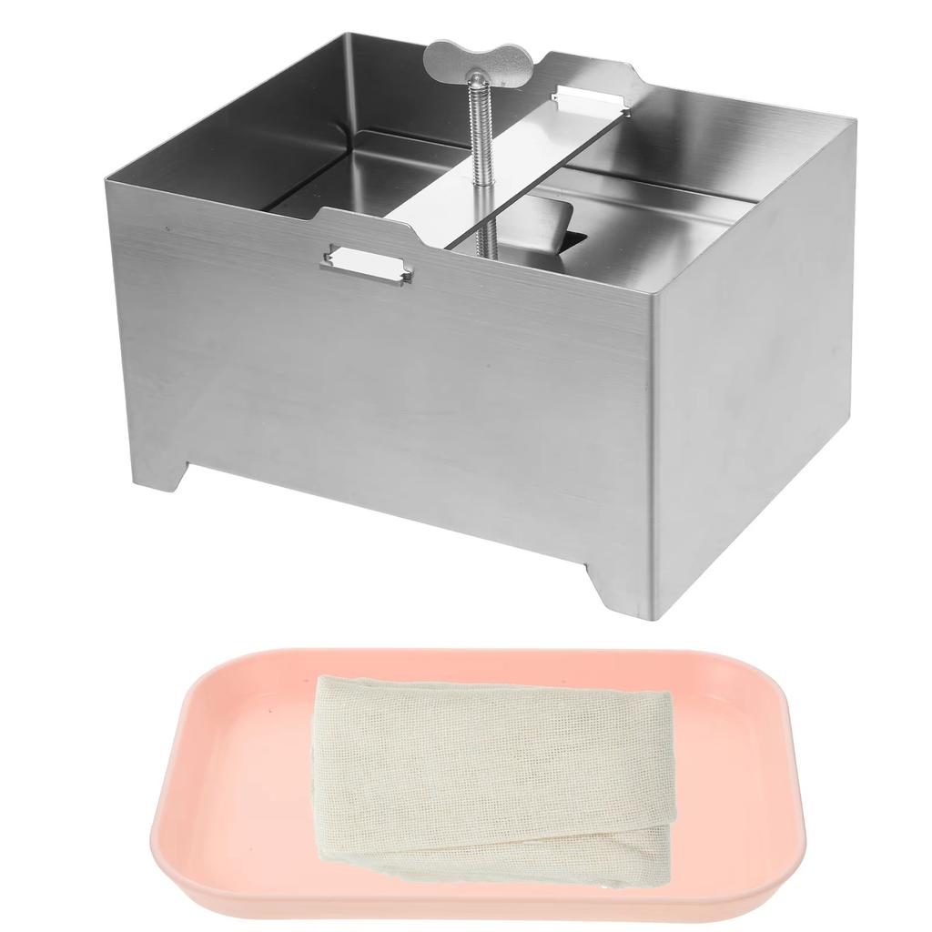 Innovative Paneer and Bean Curd Press with Adjustable Designs Soybean Maker Mold Kitchen Tool for Texture Control