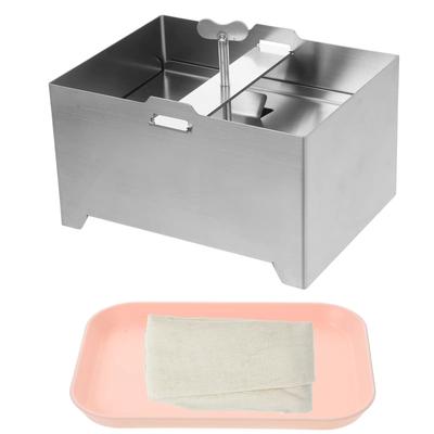 Innovative Paneer and Bean Curd Press with Adjustable Designs Soybean Maker Mold Kitchen Tool for Texture Control