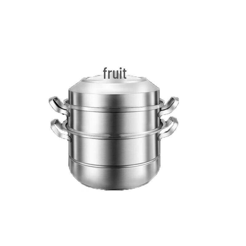 FATTBAO Verdickter 3-stöckiger Gewerblicher Dampftopf aus 201 Edelstahl