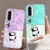 Cute Panda Cartoon Gradient Phone Case For Samsung Galaxy A56 A07 A17 A55 A36 A26 A16 A53 A06 A14 A24 A34 A54 A15 A12 Hard Cover