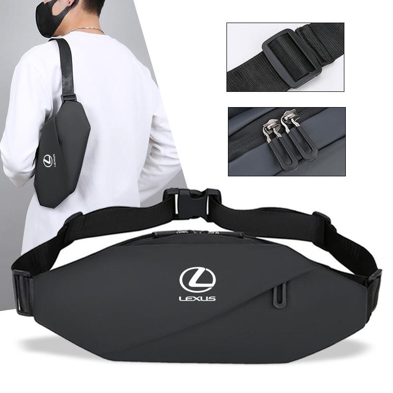 Car Logo Casual Travel Women Men Male Waist Bag For Lexus CT ES GS NX IS250 CT200h IS300h ES300h ERX400h NX300h Accessories JX1