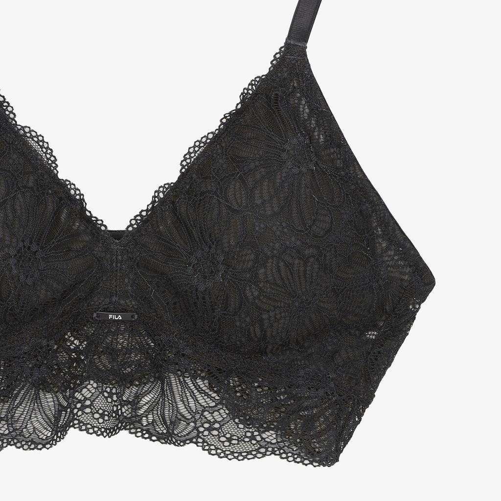 Hwillaeondeoweeo [Set] Glow Lace Bra Top + 3 Types Of Panties (Triangles/Thongs/Boys Shorts) Choose 1 Set (Fi261Br01F022031)
