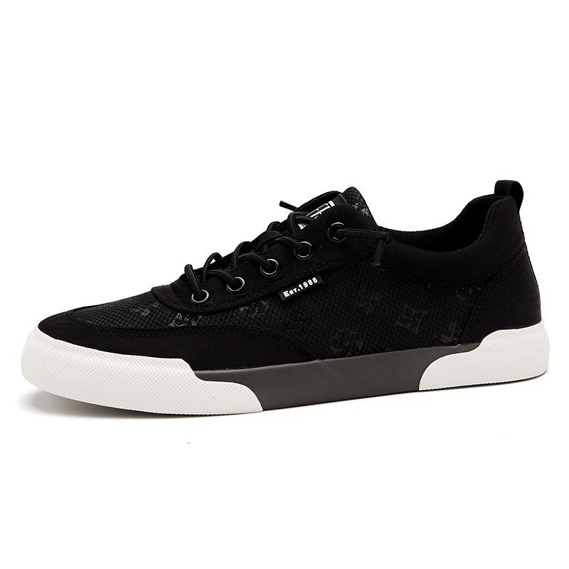 New Summer Mens Shoes Fashionable Light Luxury Trend Versatile Mens Casual Shoes Mesh Hollow Breathable Cloth Shoes