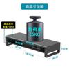 EAYHM Monitor Stand with Data Desktop Stand with Monitor Stand with Drawer and Smartphone 2 Tier Computer Suitable for Load Capacity 25kg USB2.0/3.0