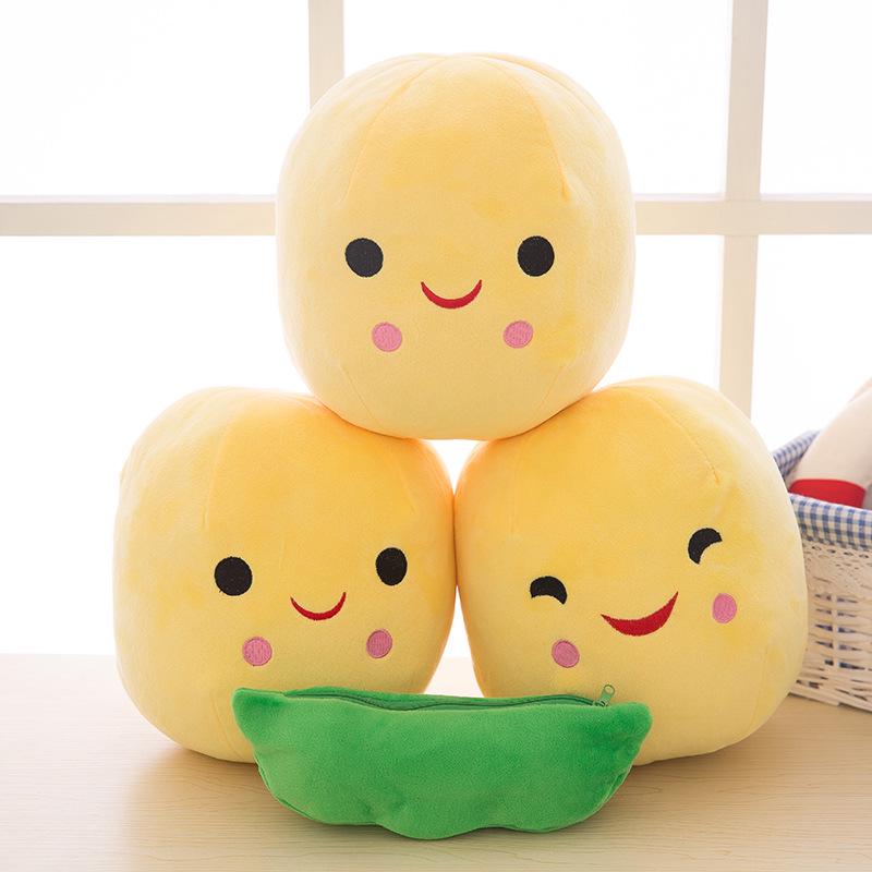 Pea Pod Plush Doll Cute Bean Couple Sleeping Pillow Valentine's Day Gift