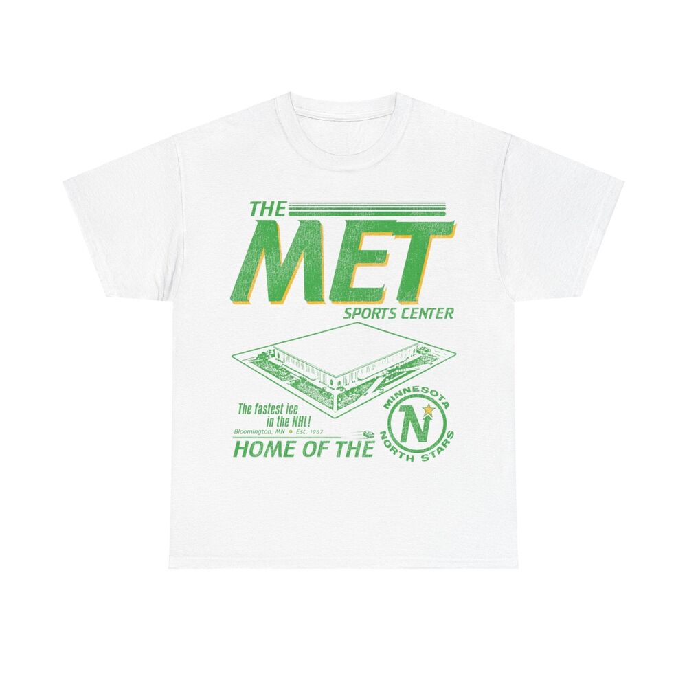 The Met Arena Minnesota North Stars Hockey Team T-shirt Unisex T-Shirt XXXXL