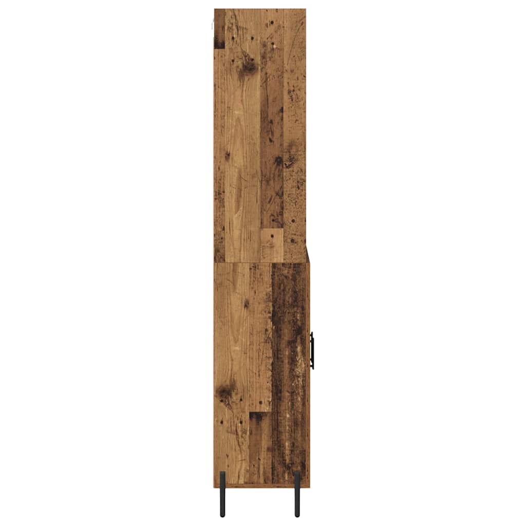 Highboard Reclaimed Wood 69.5 x 32.5 x 180 cm Particleboard