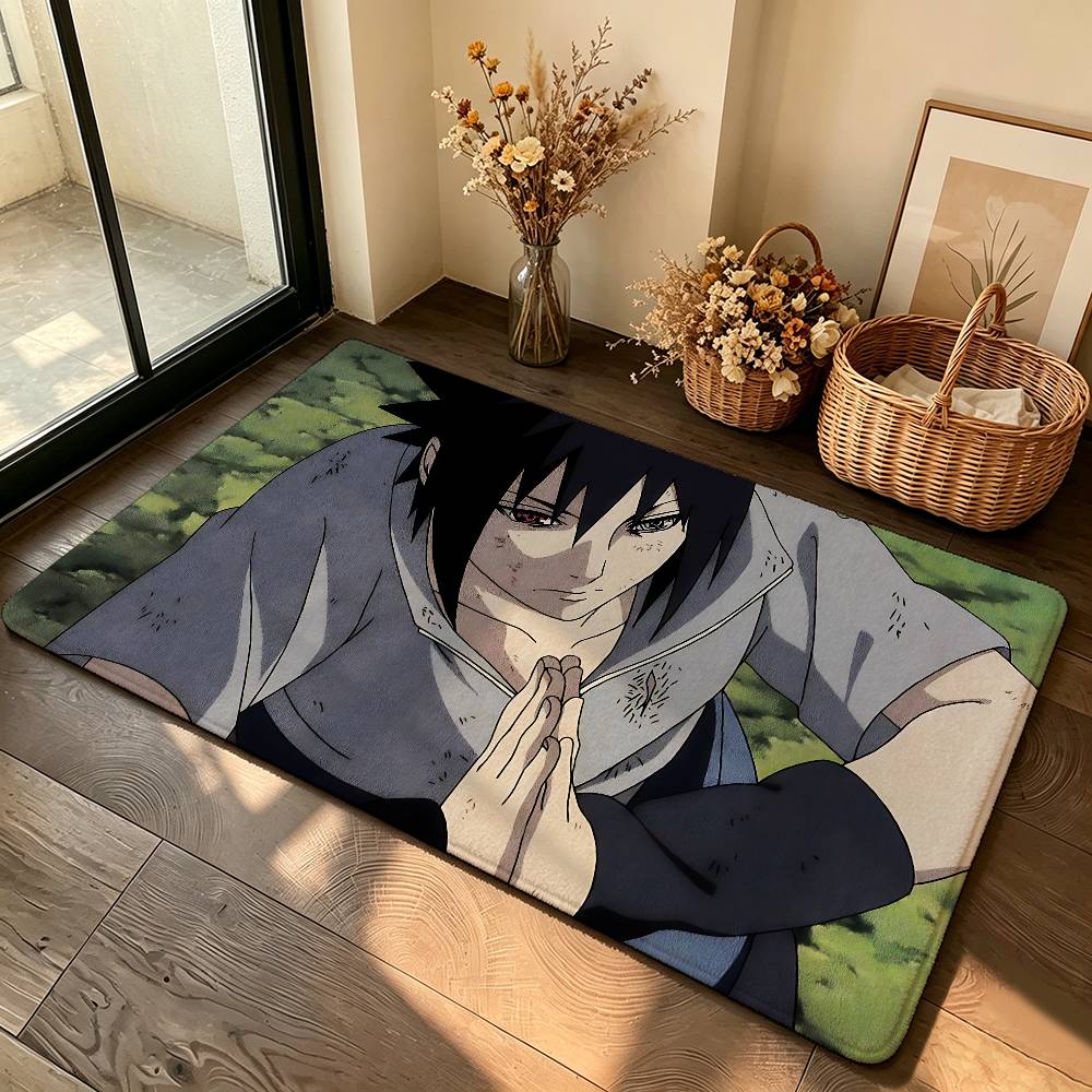 Anime N-Naruto-S Carpet Bathroom Anti-slip Mat Door Mat Home Decoration Mat Entrance Door Mat Scratch-resistant Door Mat