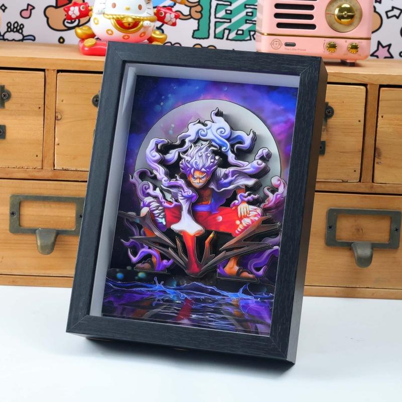 One Piece 3D Stereoscopic Painting Luffy