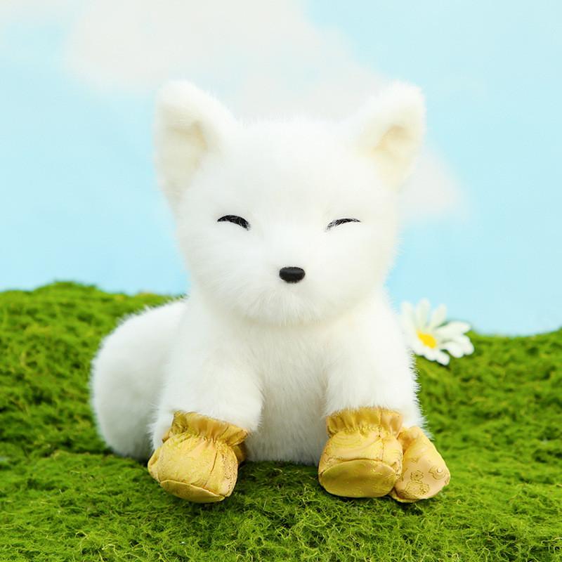 

Fox Sitting Animal Posture Plush Toy Stuffed Doll Cartoon Style Children Gift