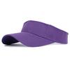 Cappello con visiera parasole per sport all'aperto, con parte superiore aperta, traspirante, regolabile, stile baseball, cappello parasole per tennis, golf, corsa