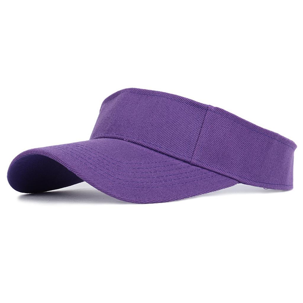 Cappello con visiera parasole per sport all'aperto, con parte superiore aperta, traspirante, regolabile, stile baseball, cappello parasole per tennis, golf, corsa