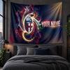 Personalized Tapestry Wall Hanging Bologna FC Pattern Art Background Cloth