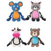 Squeaky Plush Cotton Rope Dog Toy For Interactively Play Teeth Cleaning And Anxieties Relief In Small Media Dog