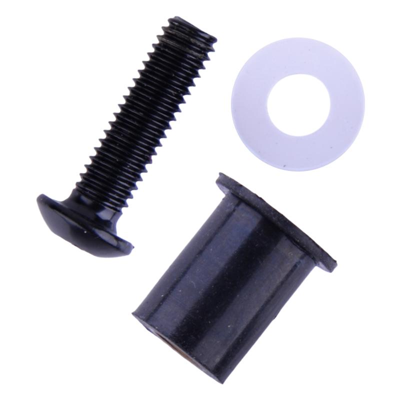 Black Windshield Screw Rubber Nuts Kit Fit for Yamaha Apex Nytro SRX RX1 Vector Phazer V Max Snowmobile