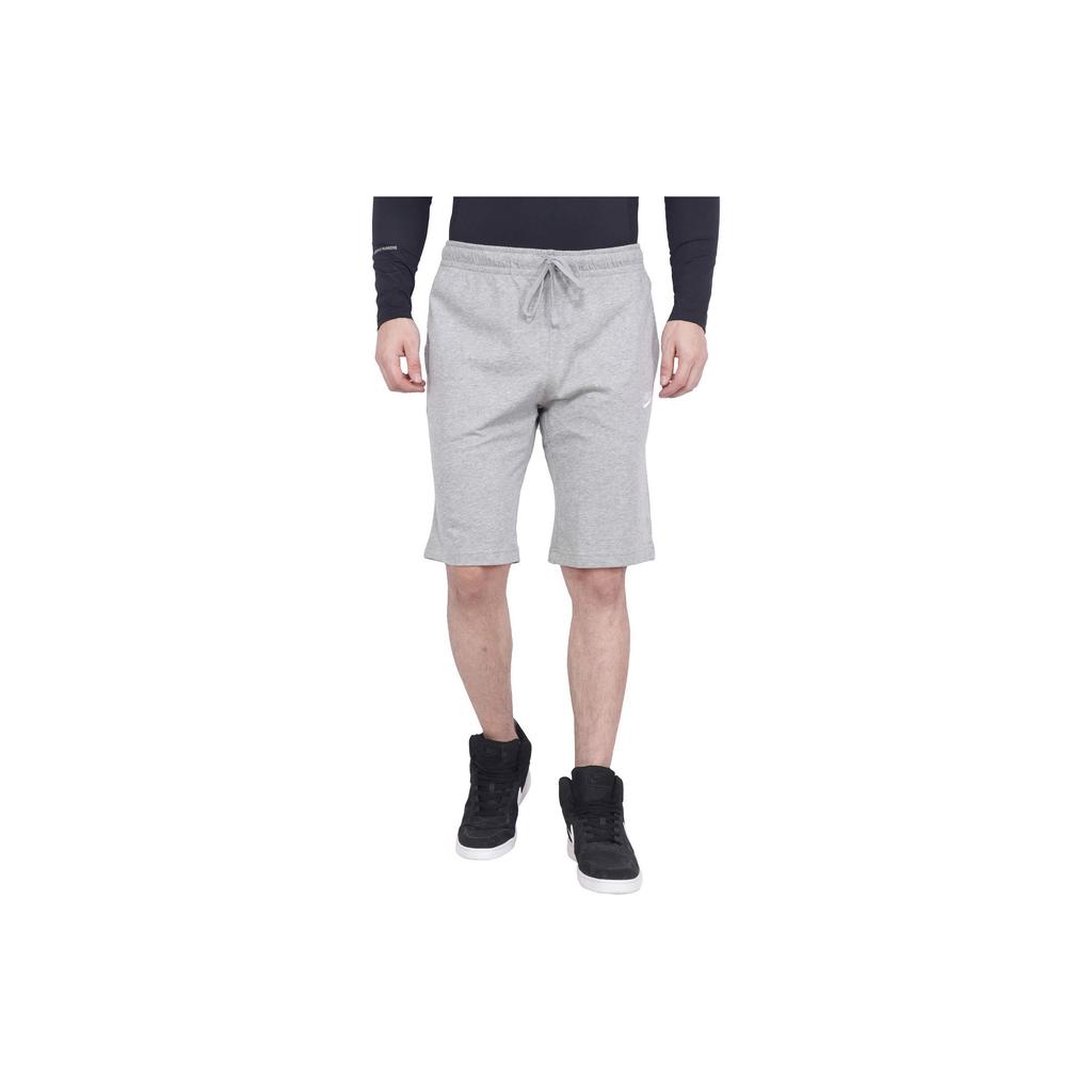 Nike Short de Sport en Tricot à Petit Logo Homme Bas Gris 804420-063
