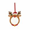 DIY Craft Pendant Hanging Picture Frame Ornaments Wooden Xmas Tree Hanging Decor  New Year