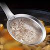 Fine Mesh Oil Strainer Spoon, Multifunctional Kitchen Tool for Removing Grease and Foam, Stainless Steel Colander Spoon, Food Oil Strainer