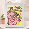 Kuromi Cartoon Diamond Painting Kit: Peace & Joy DIY Gift for Students and Kids.