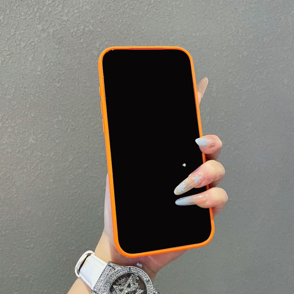 Magnetic Thin Ring Case for iPhone 16 Pro Max - Faux Leather Texture Color Block for iPhones 14/15/17