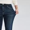 SEPTWOLVES Men's Washed Mid-Waist Jeans