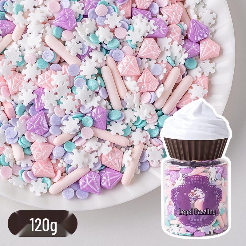 Bunte Zuckerformen: Herzen & Kurven zum Dekorieren von Kuchen, Desserts & Donuts