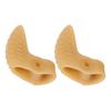 1 Pair Toe Separator for Overlapping Toes Soft SEBS Bunion Corrector Double Hole