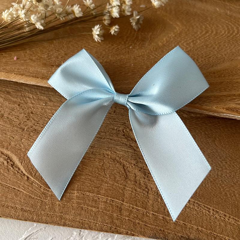 2.5cm Wide Handmade Ribbon Bow Knot for DIY Clothing & Hair Accessories, Card Holders, and Decorations