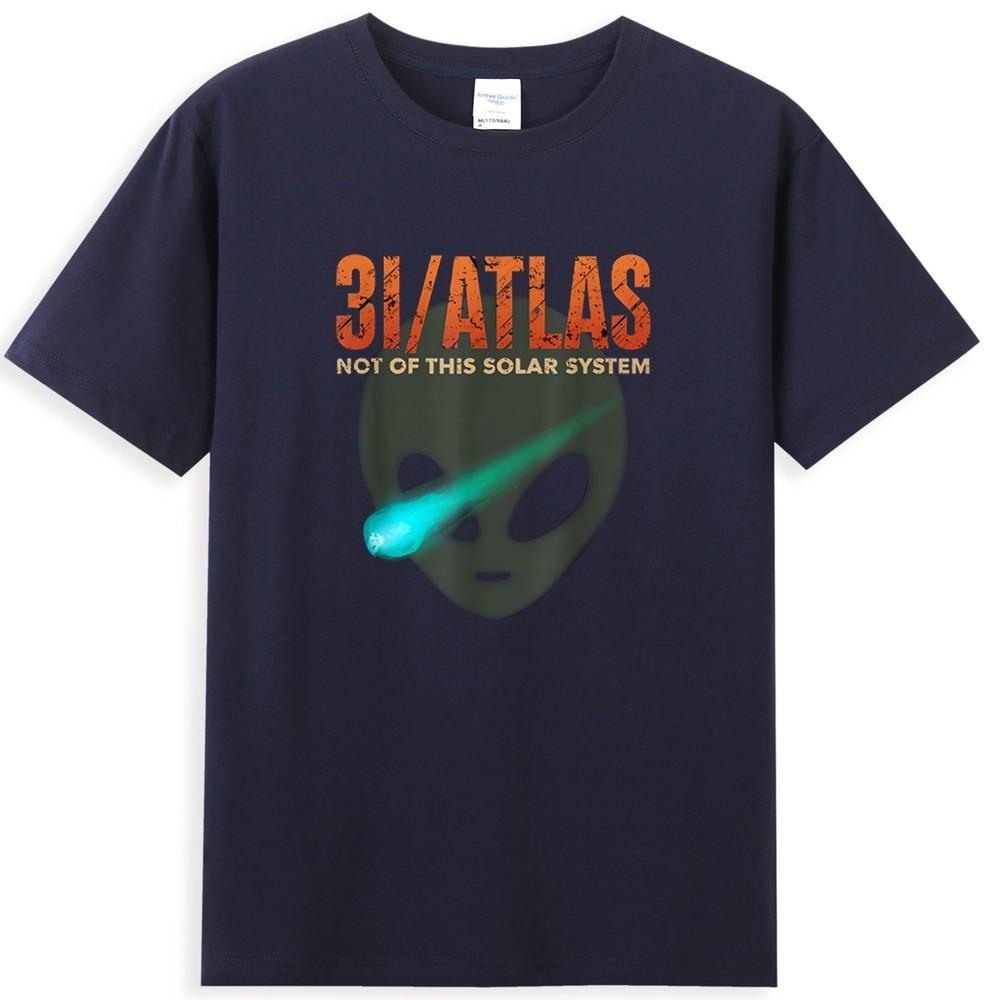 3iatlas Interstellar Visitors Funny Aliens Graphic Unisexs Tshirt S