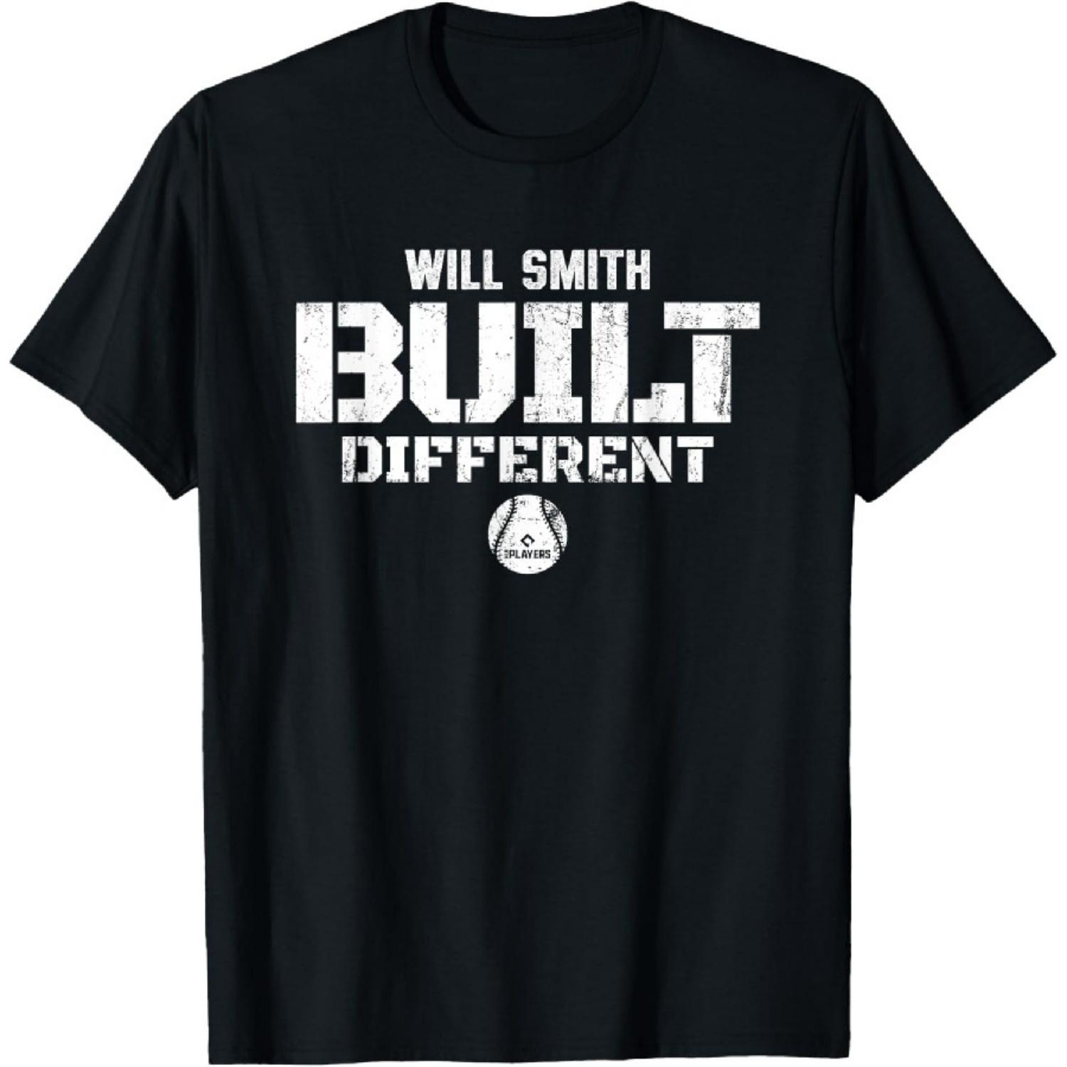 Built Different Will Smith Los Angeles Baseball MLBPA T-Shirt XXXXXL чёрный