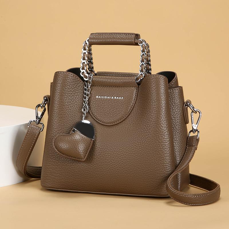 Handtasche mit großem Fassungsvermögen, Einzelschulter-Tragetasche, modisch und stilvoll, Handheld, Umhänge-Brauttasche