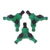 Plastic Hose Splitter Valve, Y-Shape 2-Way Garden Pipe Connector Adapter