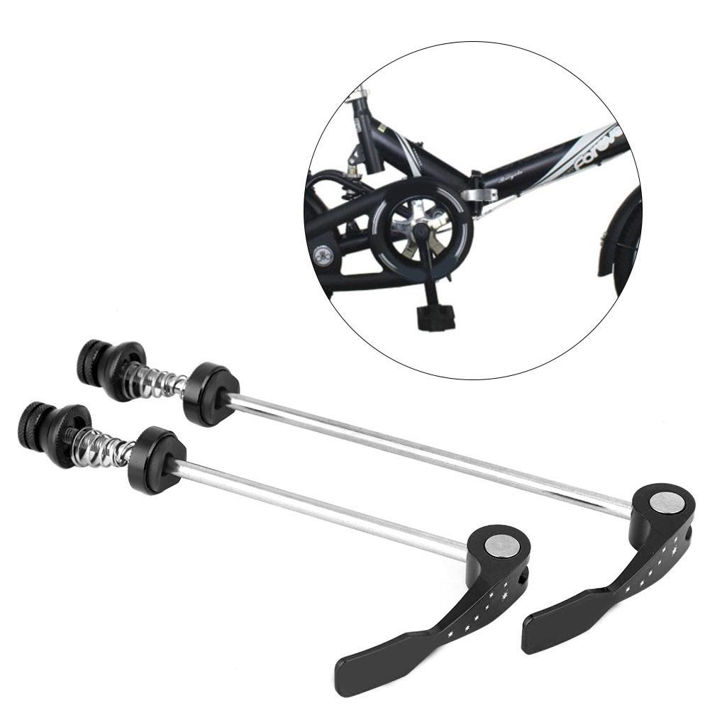 ZTTO 1 Pair Mountain Bicycle Bike Drum Quick Release Lever Skewer Safety Locker (Black)