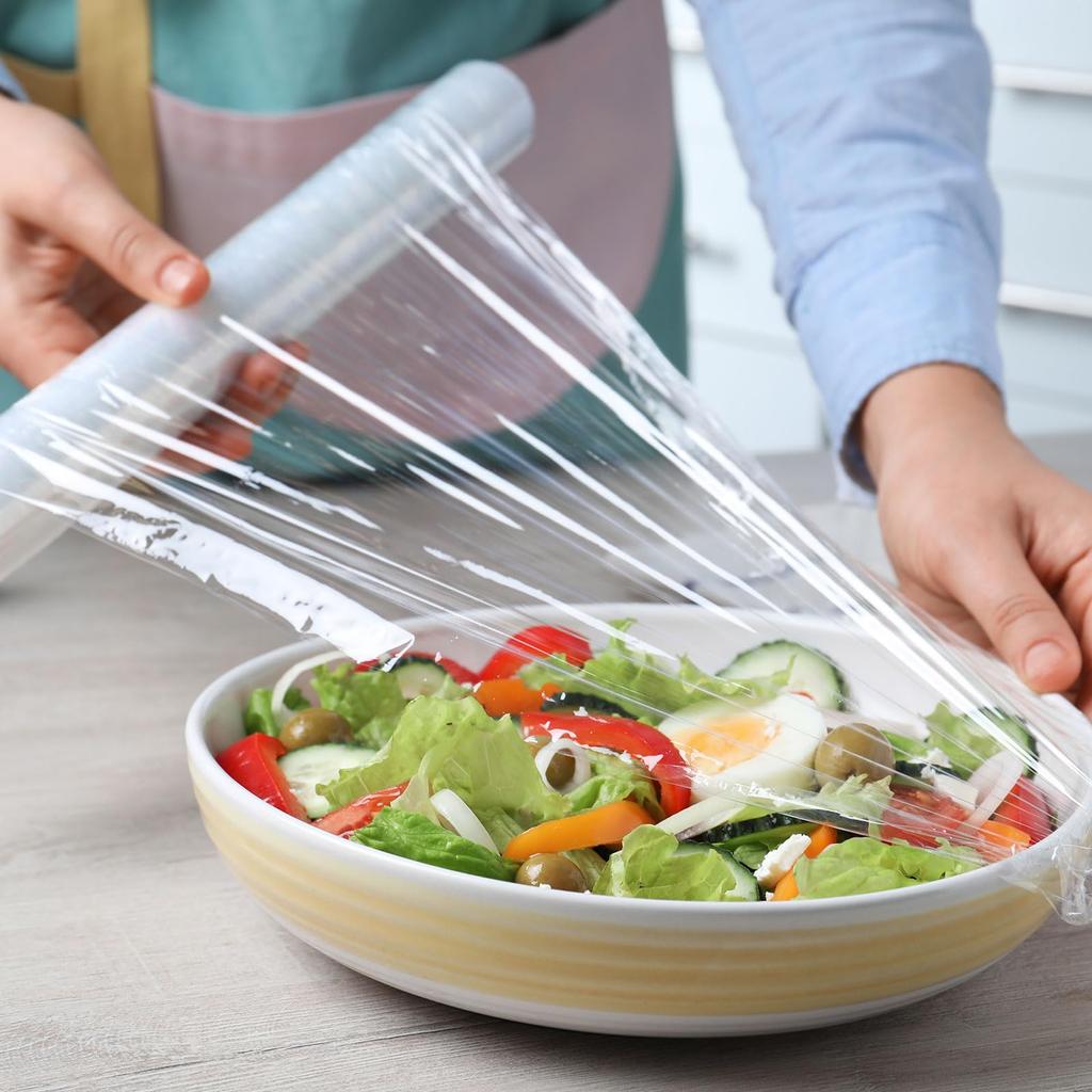 Uxcell Plastic Wrap Dispenser, 31cm X 5.5cm, with Cutter and Magnetic Bottom, for Tin Foil, Wrap, and Aluminum Foil, Wood Color