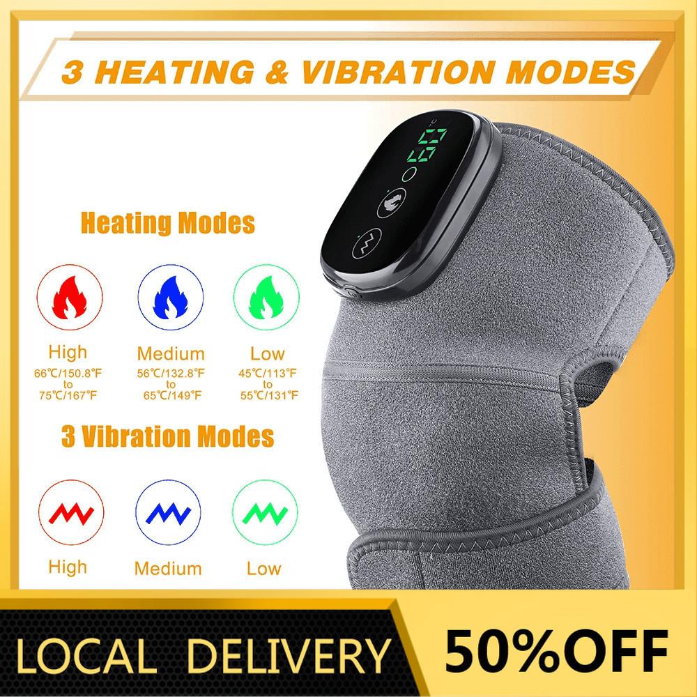 3-Modus Arthritis Schmerz Knie-Massagegerät Thermisch Elektrisch Bein Gelenk Heizung Vibration Massage Therapie Ellbogenbandage