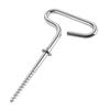 Winter Camping & Ice Fishing Ground Peg Tool: Threaded Snow & Ice Peg for Tent Stabilization