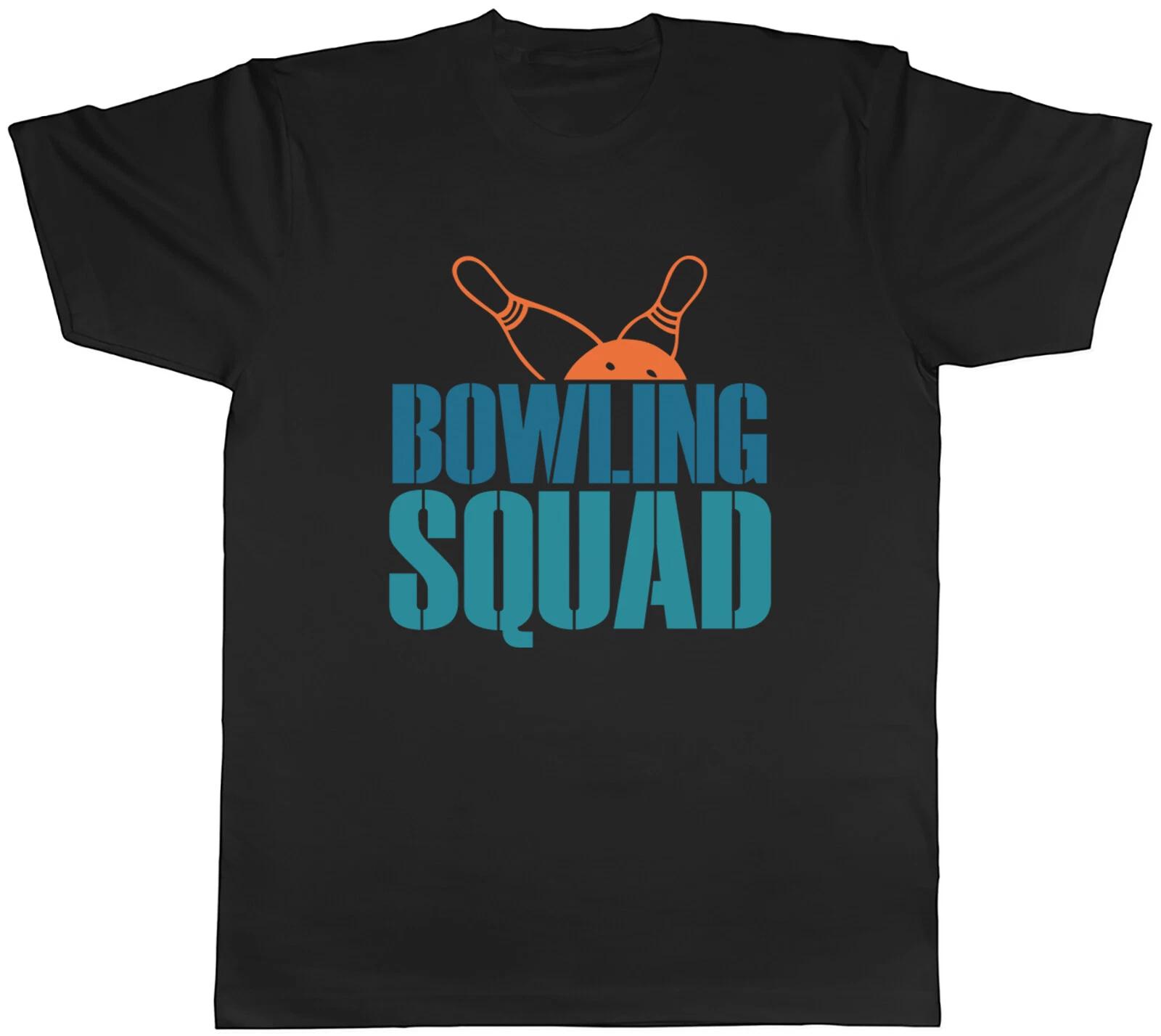Bowling Squad Mens T-Shirt Ball Team Strike Spare Tee Gift XL