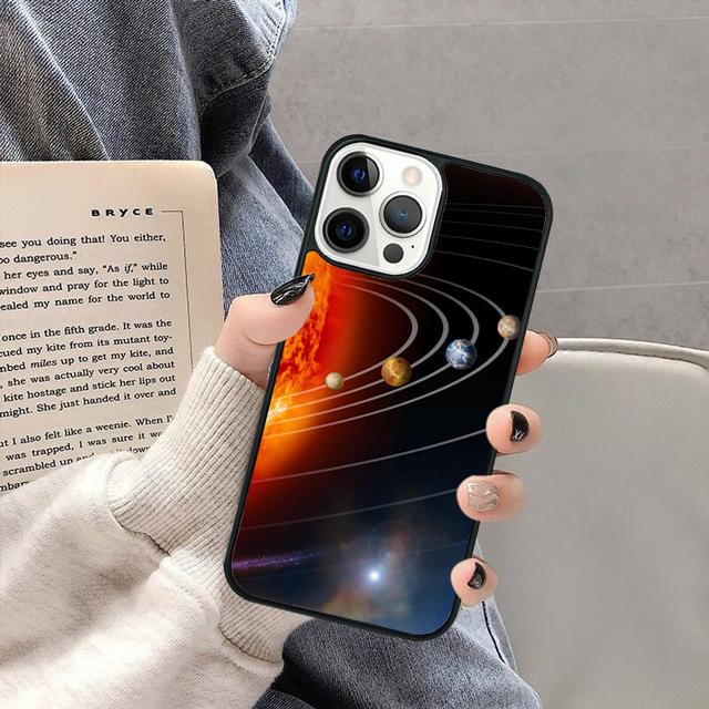 Astronomy Planets Phone Case Cover for iPhone 17 Air 16 16e 15 13 14 11 12 Pro Max Plus coque fundas Shell