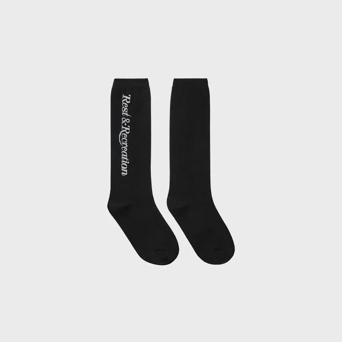 LOGO HIGH SOCKS (BLACK)