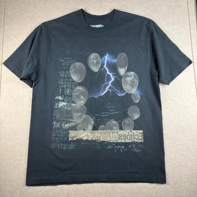Travis Scott Astroworld Herren L Schwarzes Shirt Cactus Jack World Tour Musik T-Shirt