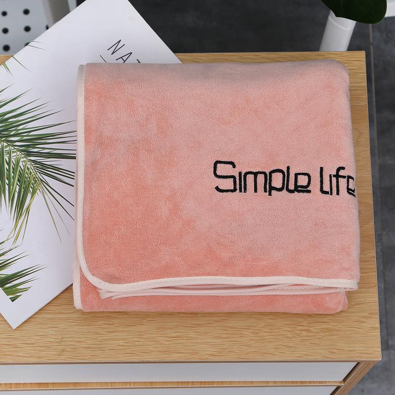 Thicken Bath Towel Absorbent Quick-drying Bath Towel Household Facial Towel